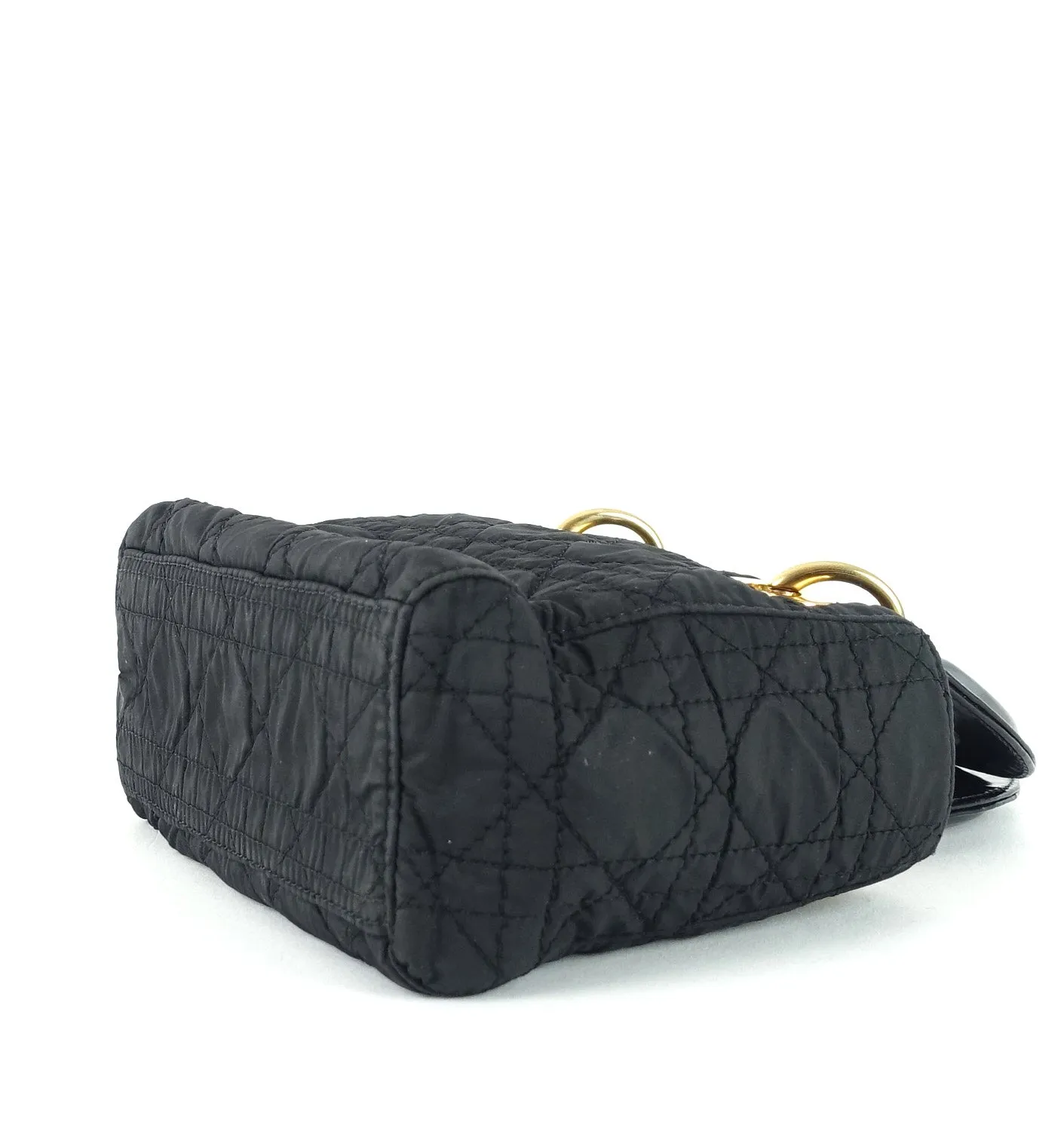Lady Dior Cannage Quilt Nylon Medium Bag