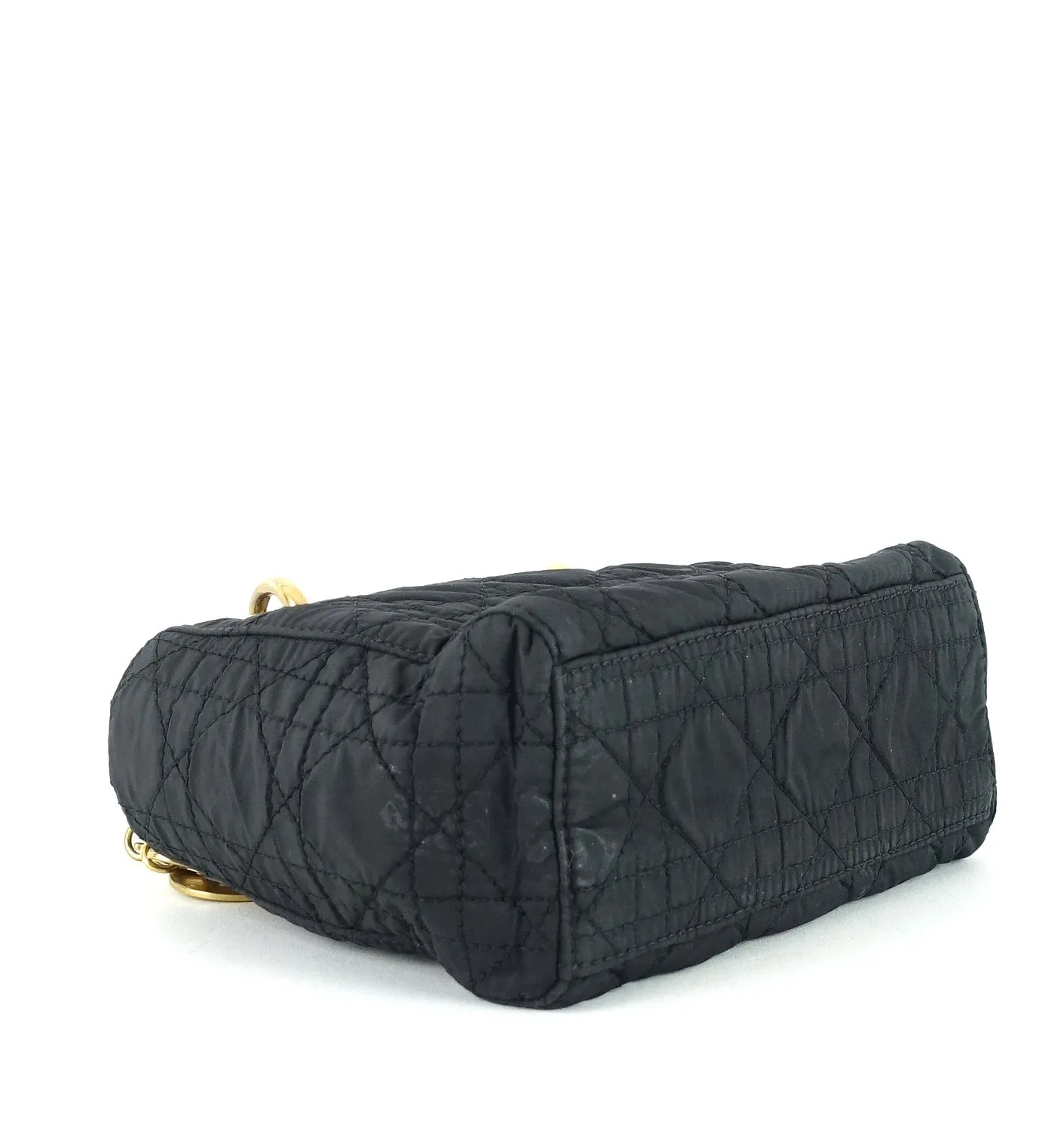 Lady Dior Cannage Quilt Nylon Medium Bag