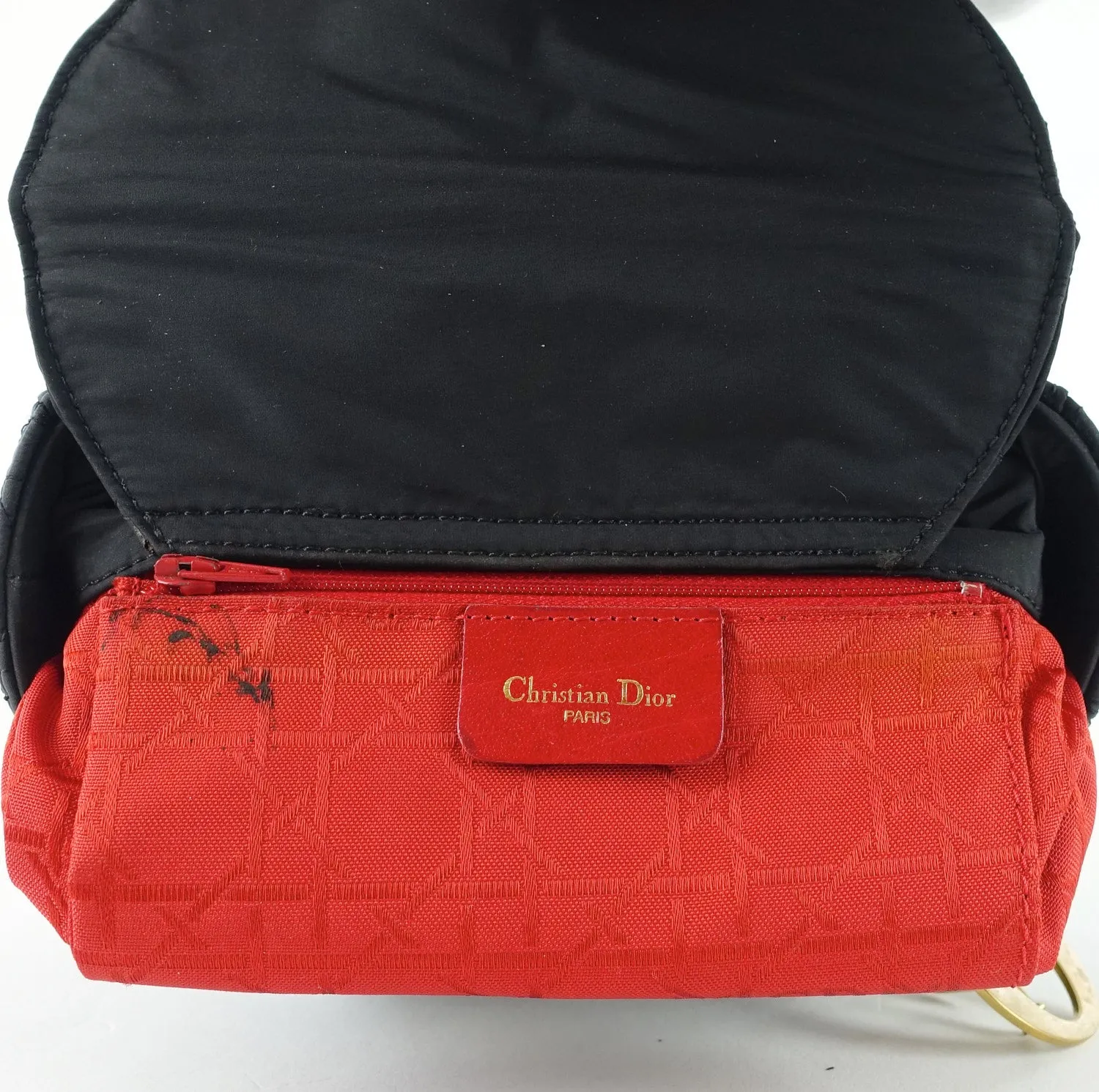 Lady Dior Cannage Quilt Nylon Medium Bag