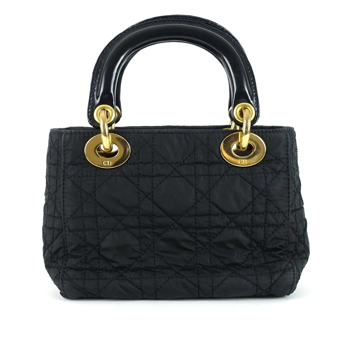 Lady Dior Cannage Quilt Nylon Medium Bag