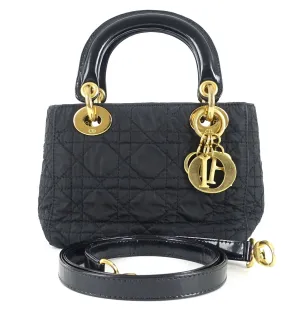 Lady Dior Cannage Quilt Nylon Medium Bag