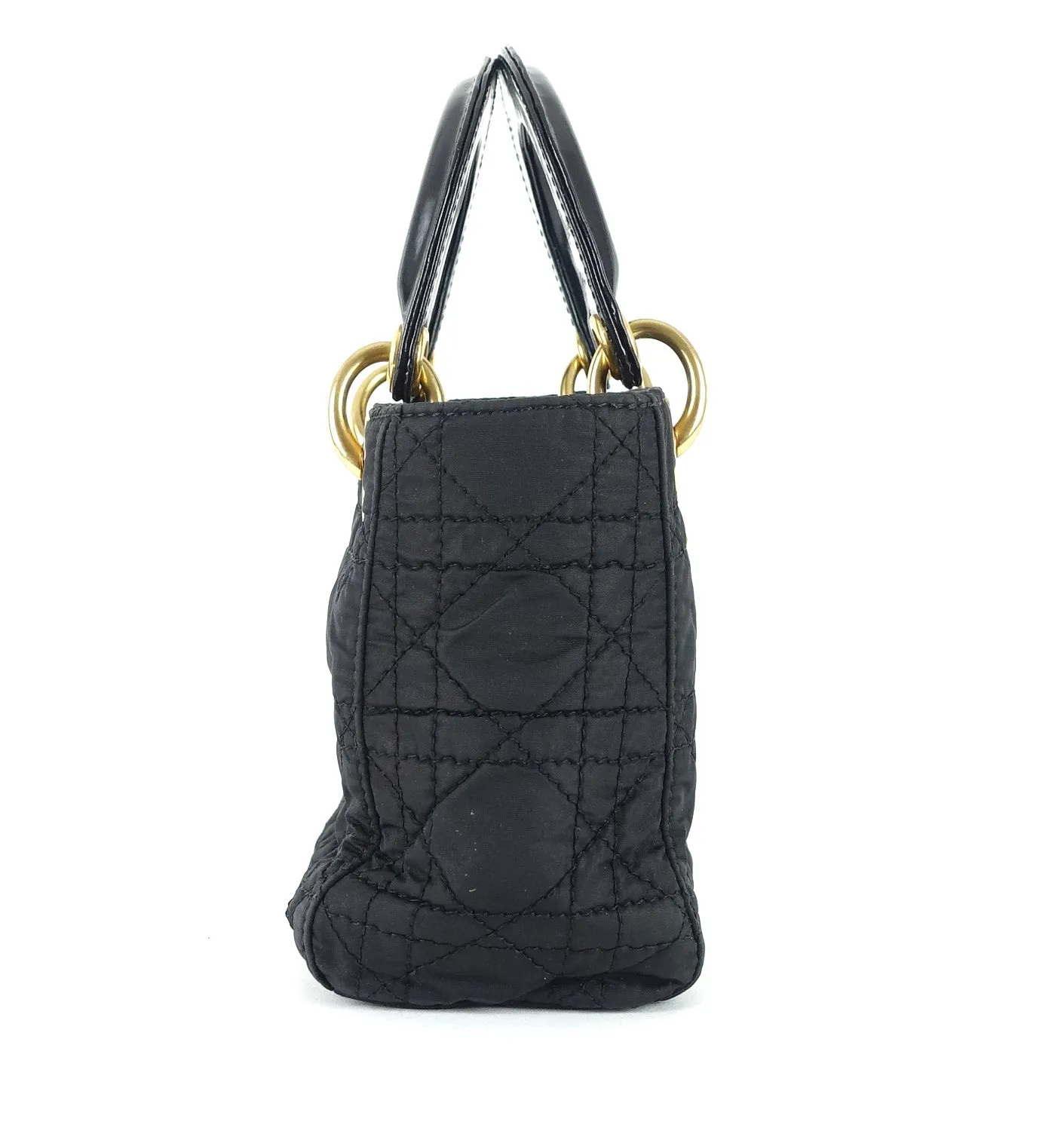 Lady Dior Cannage Quilt Nylon Medium Bag