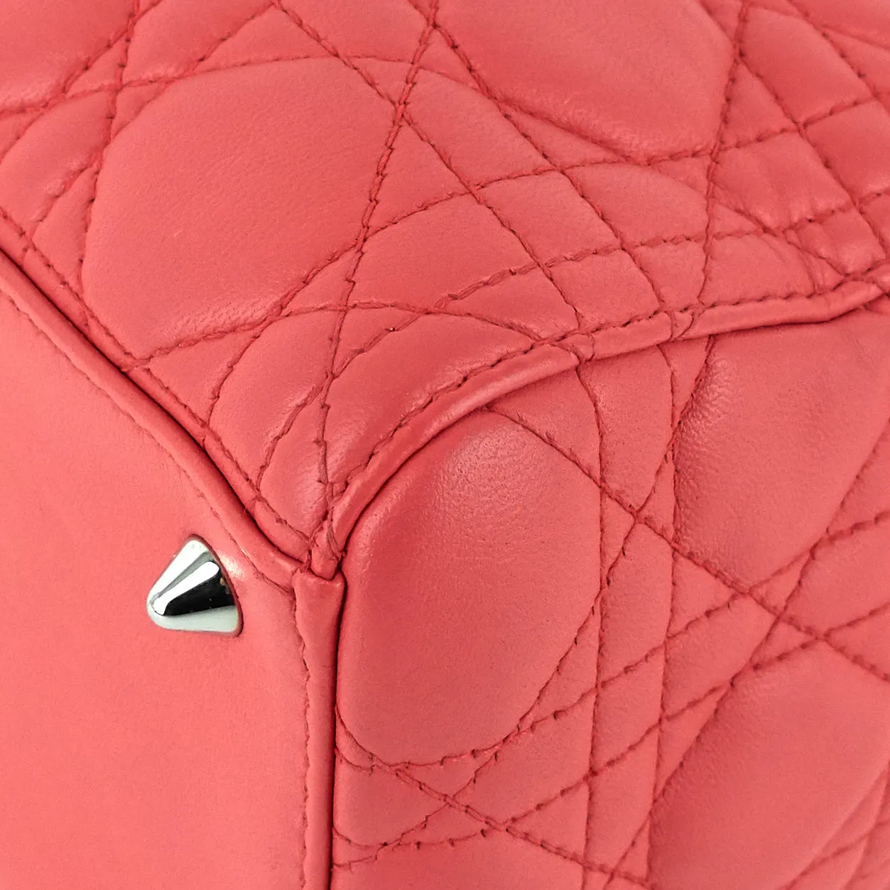 Lady Dior Medium Lambskin Handbag