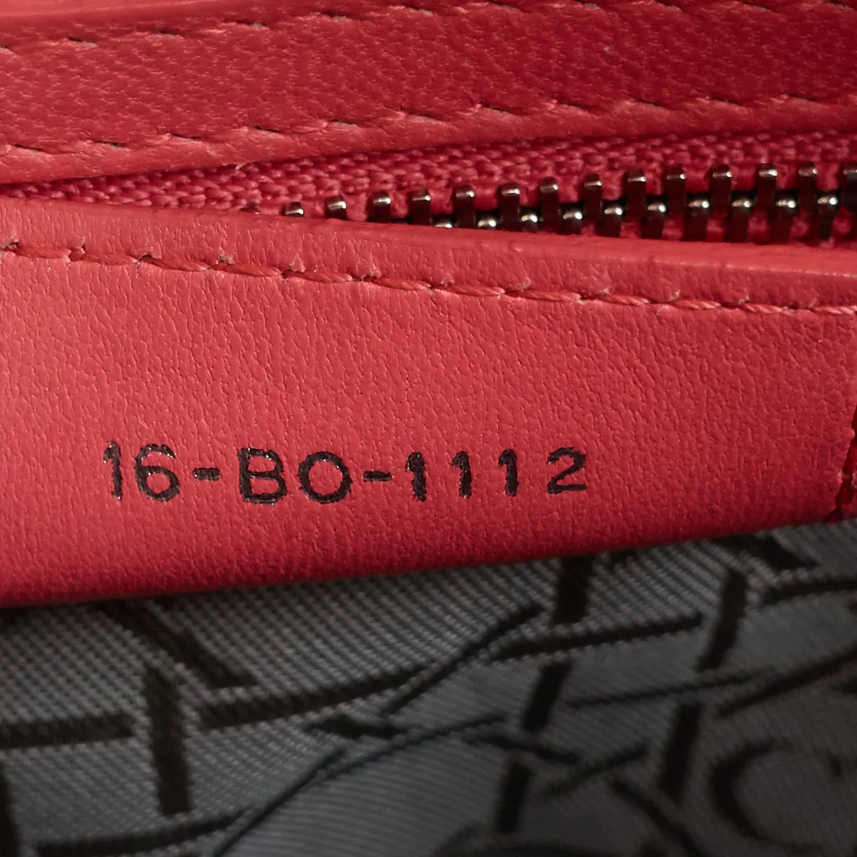 Lady Dior Medium Lambskin Handbag