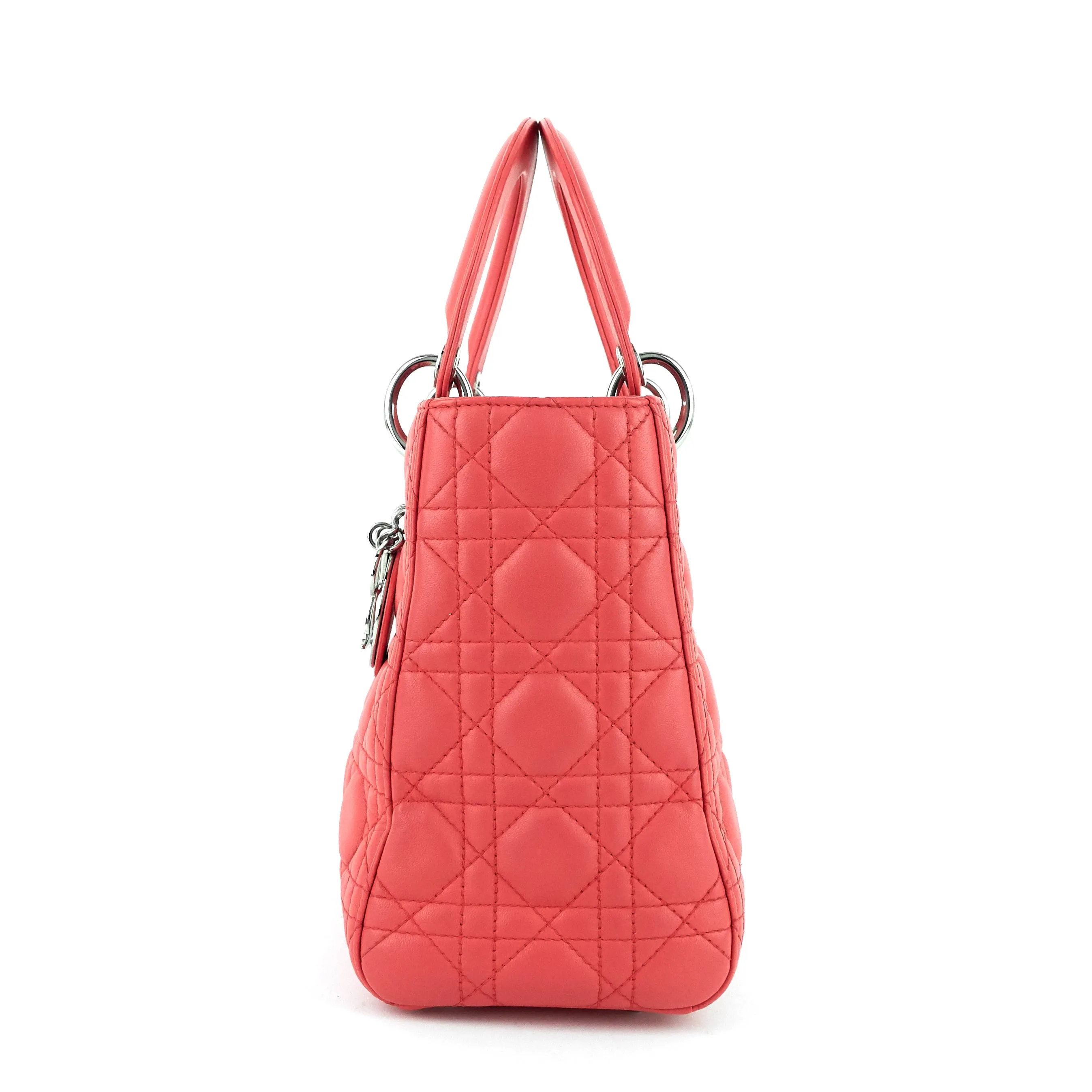 Lady Dior Medium Lambskin Handbag