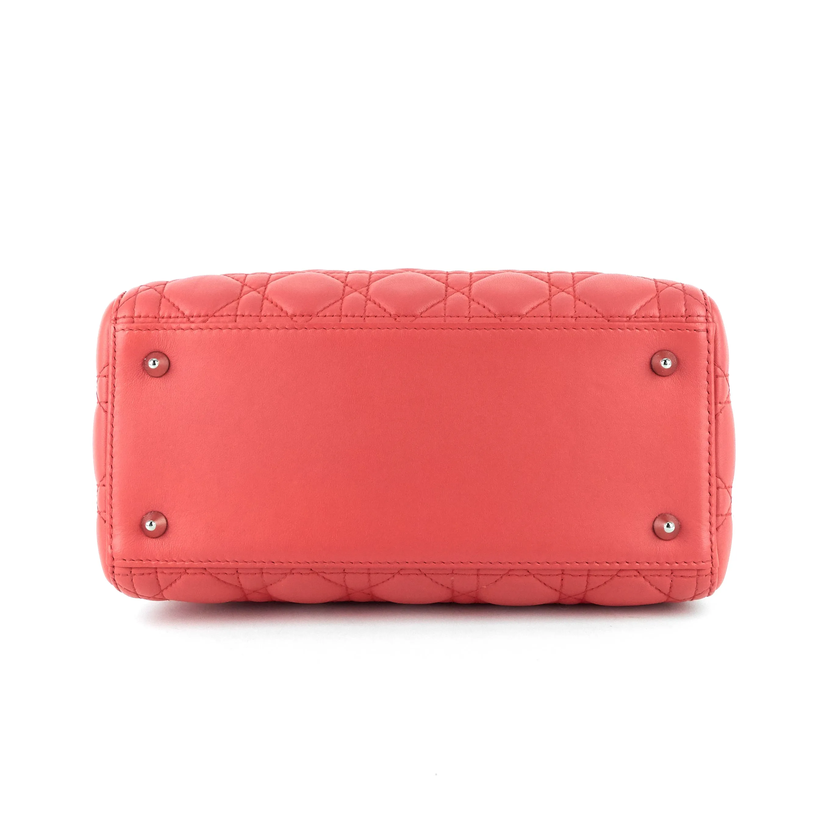 Lady Dior Medium Lambskin Handbag