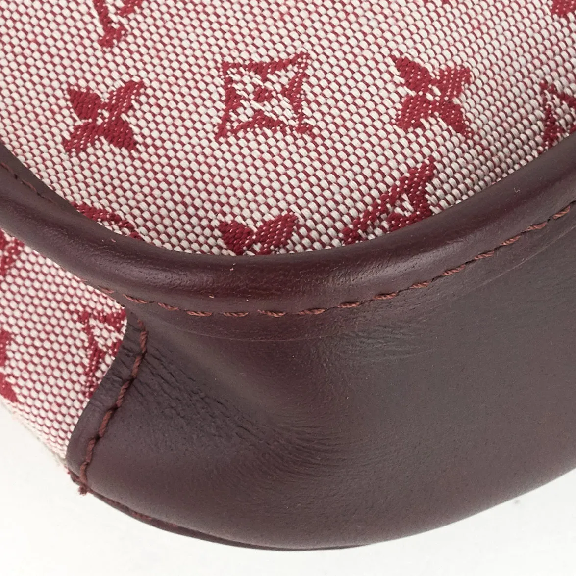 Marjorie Monogram Mini Lin Canvas Bag