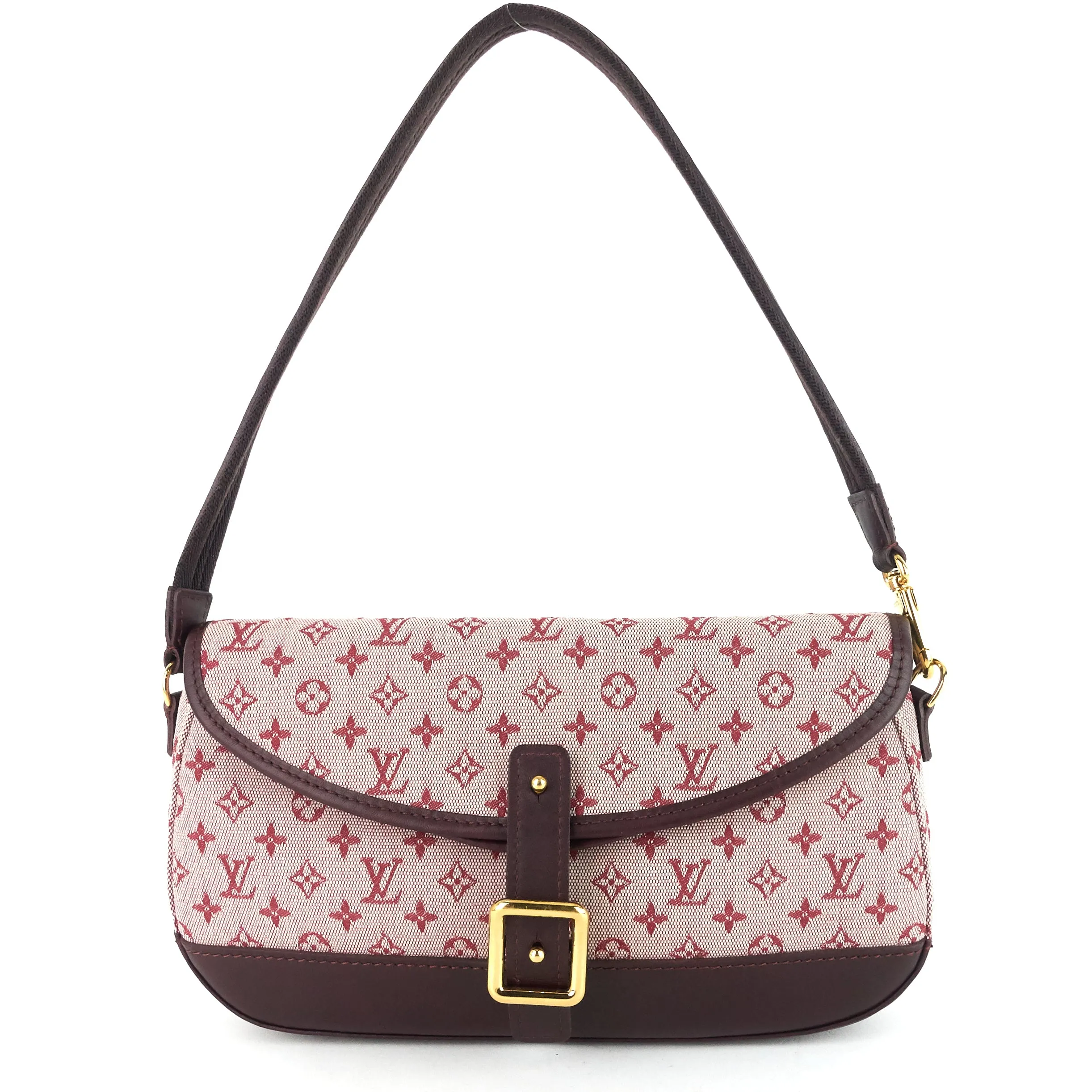 Marjorie Monogram Mini Lin Canvas Bag