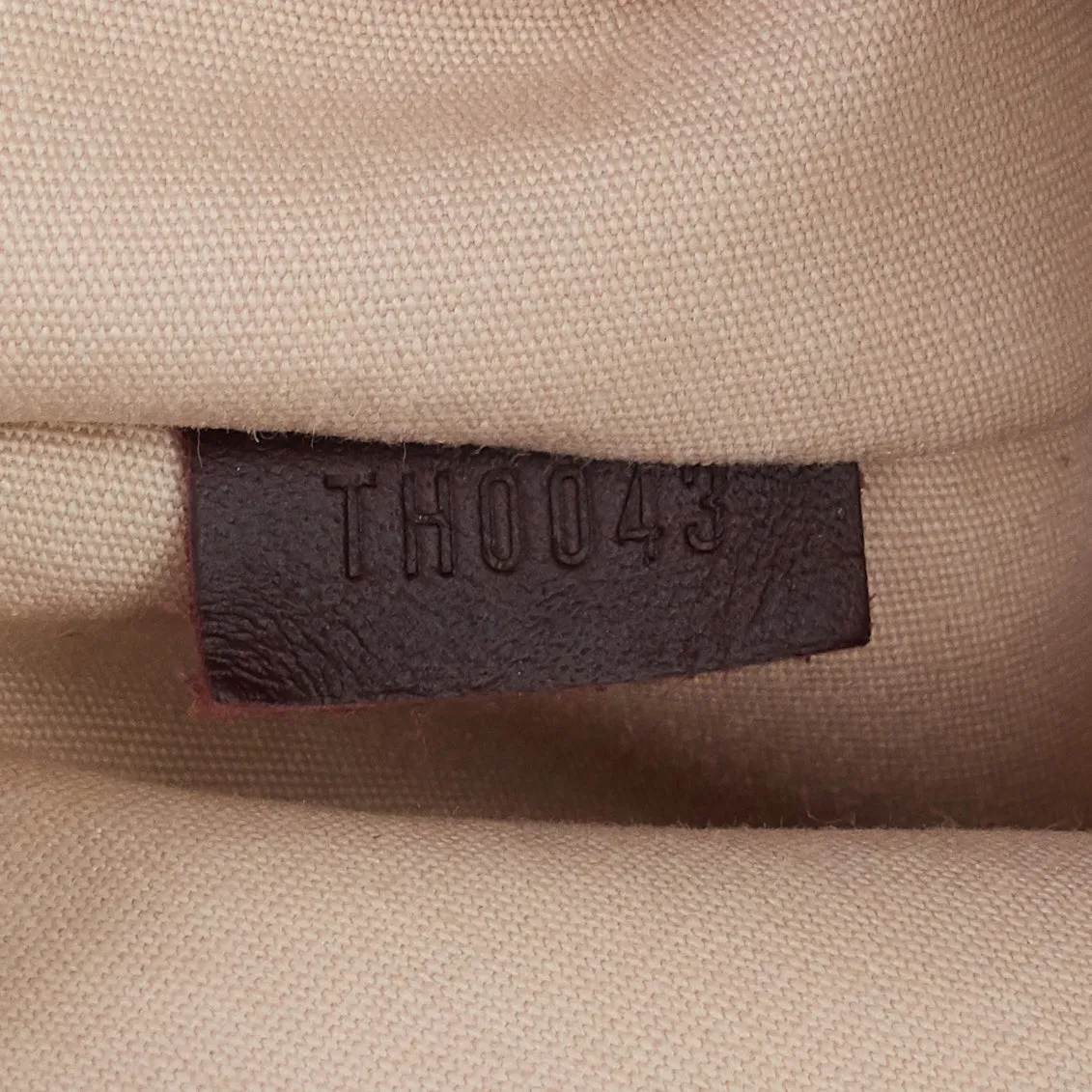 Marjorie Monogram Mini Lin Canvas Bag