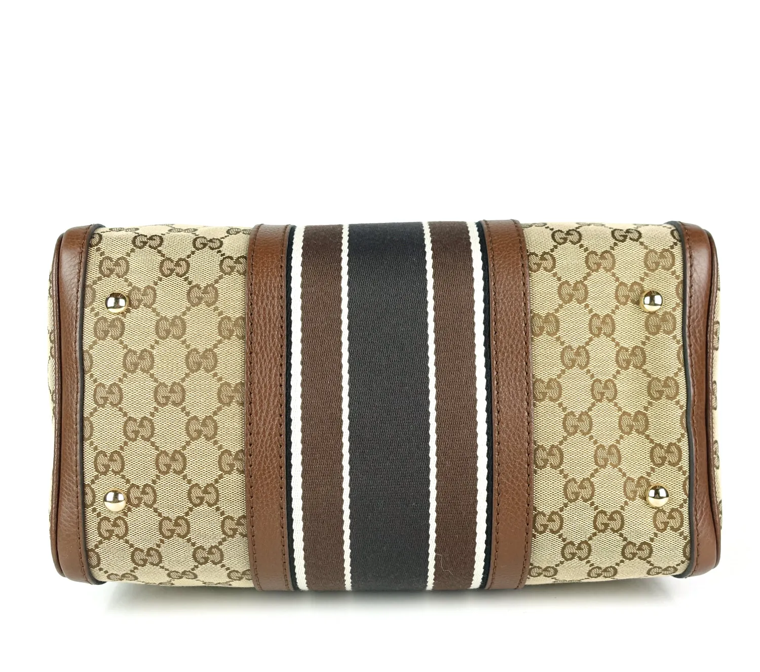 Monogram Canvas Web Boston Bag with Strap