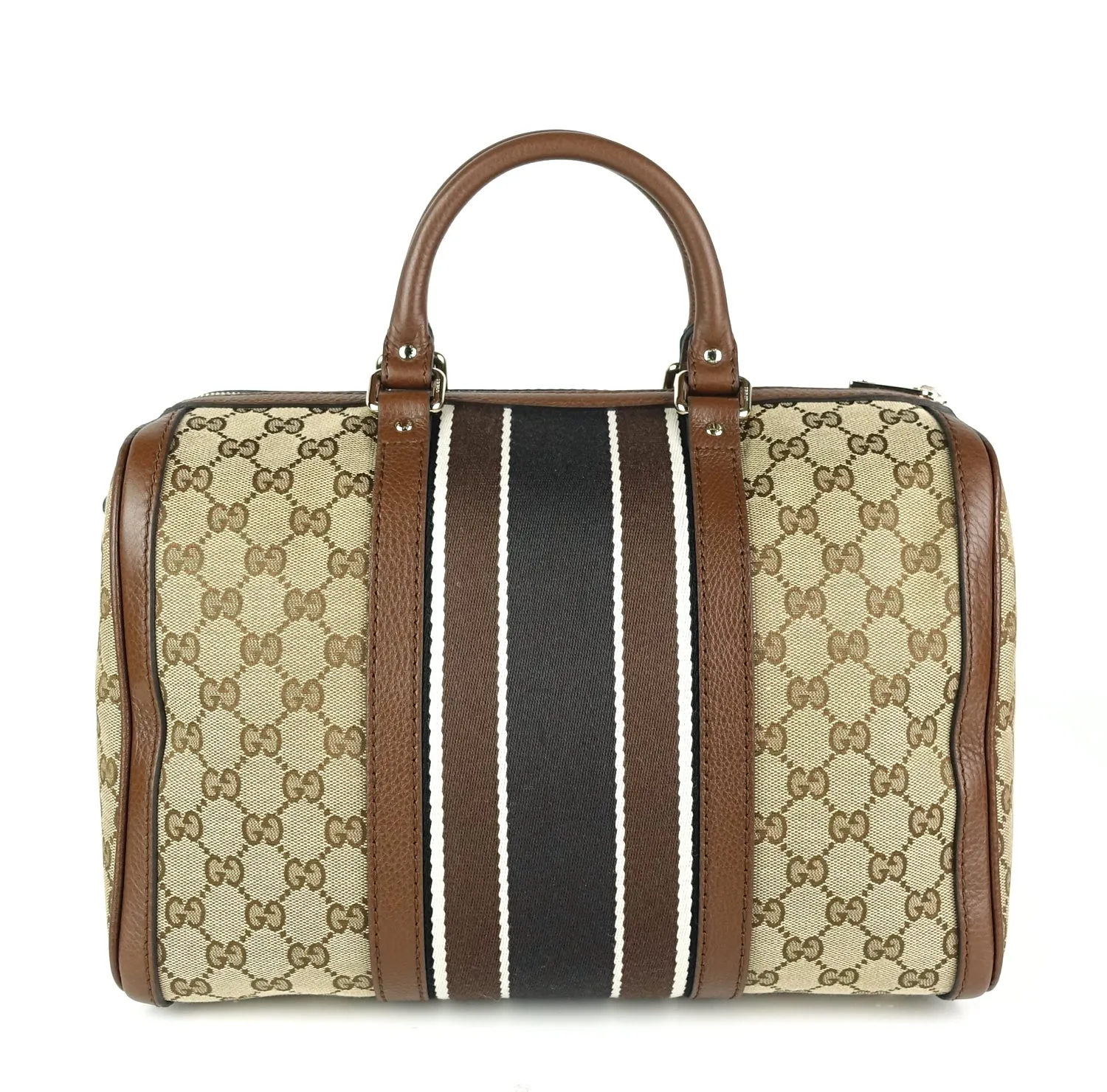 Monogram Canvas Web Boston Bag with Strap