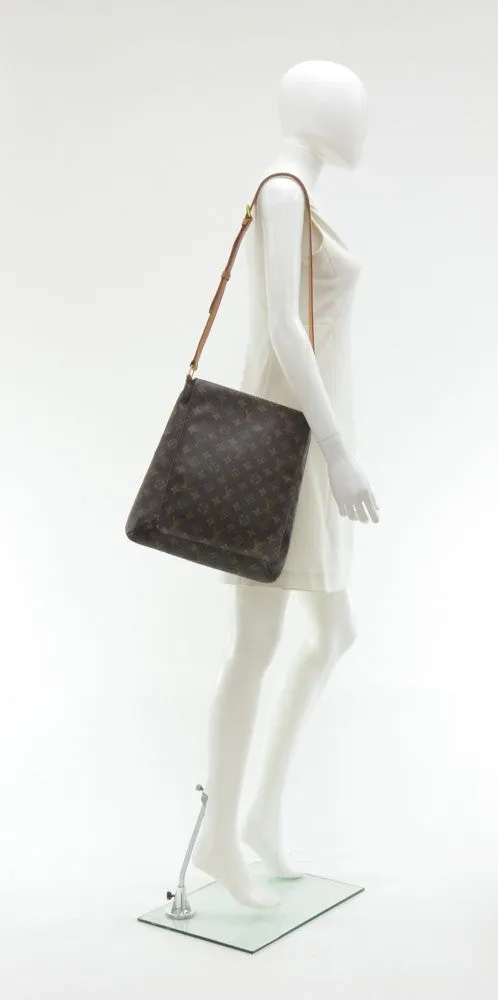 Musette Monogram Canvas Large Shoulder Bag
