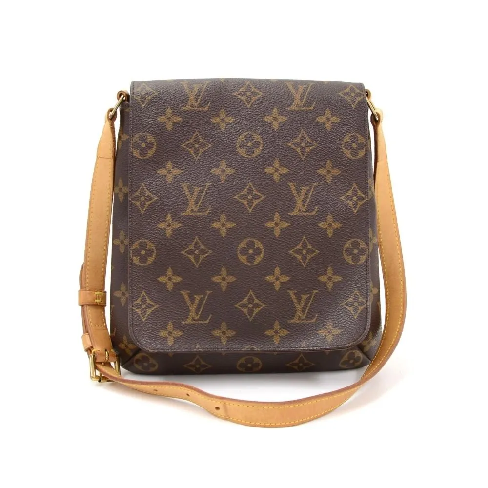 Musette Salsa Monogram Canvas Shoulder Bag