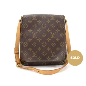 Musette Salsa Monogram Canvas Shoulder Bag