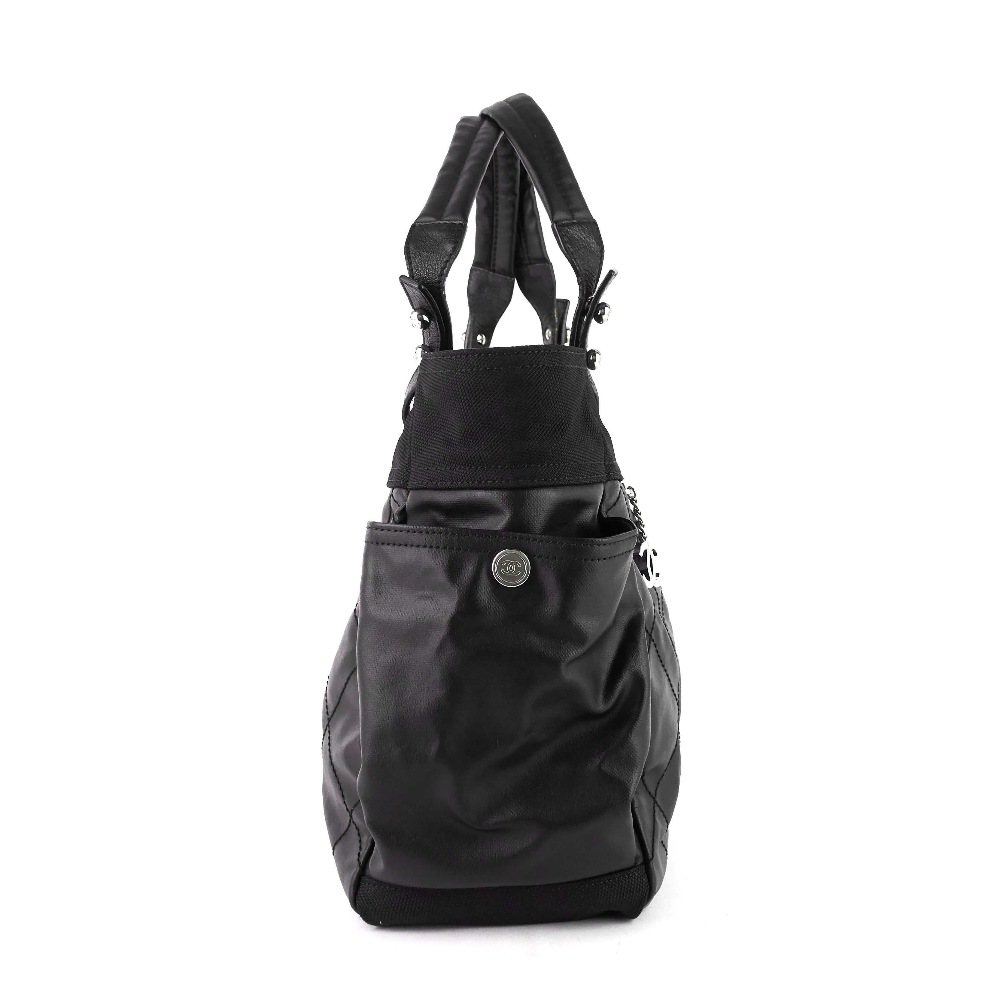 Paris Biarritz Coated Canvas CC Tote Bag