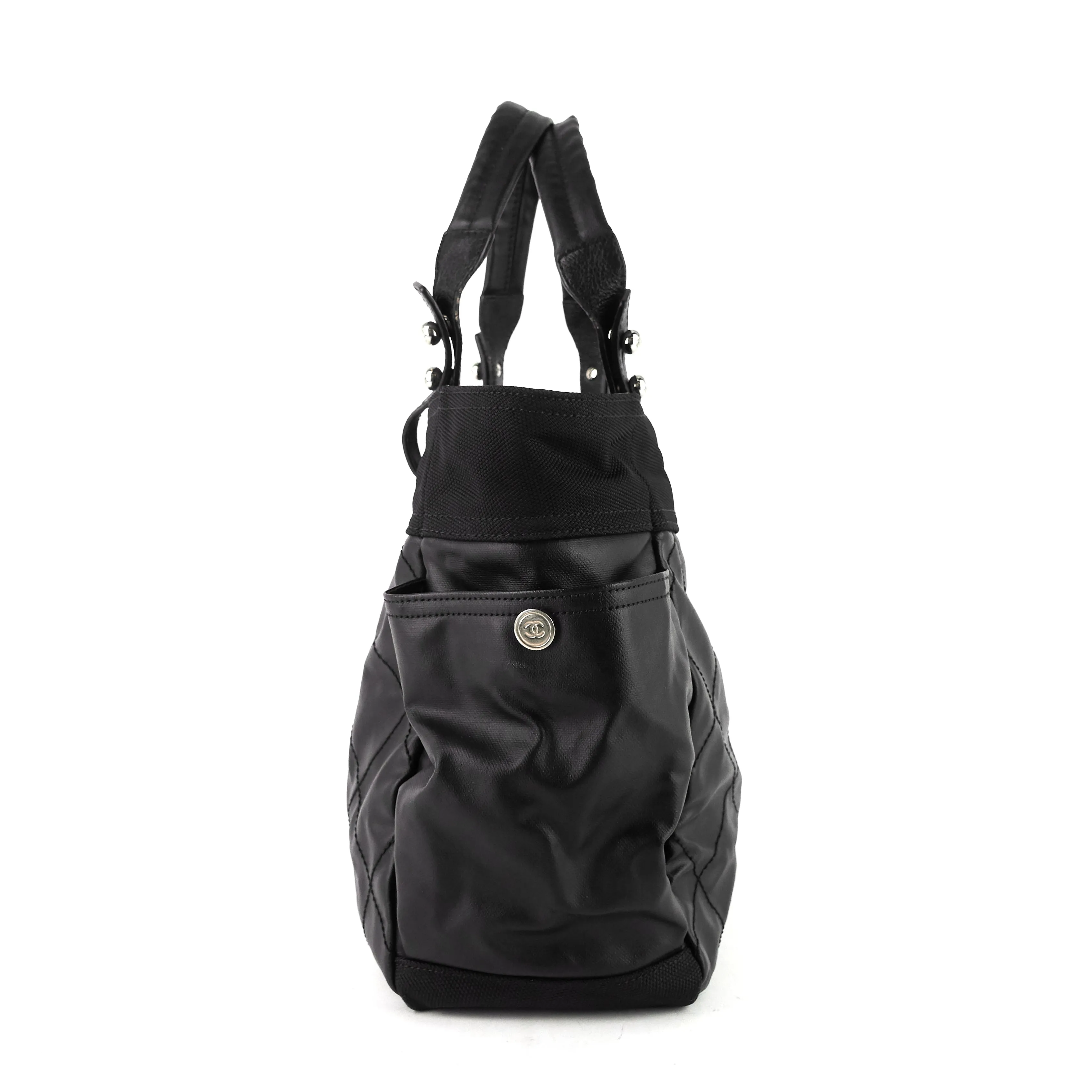 Paris Biarritz Coated Canvas CC Tote Bag
