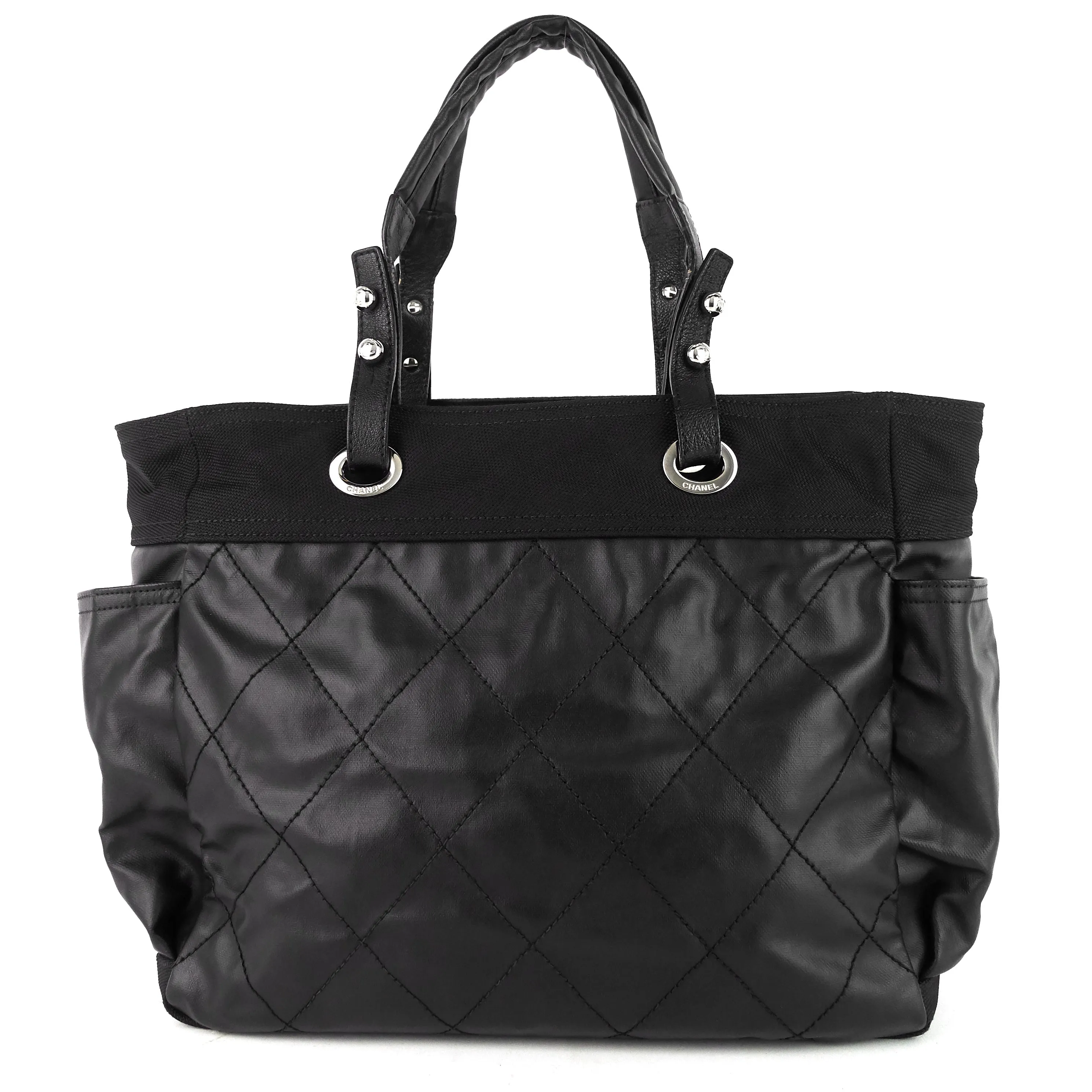 Paris Biarritz Coated Canvas CC Tote Bag
