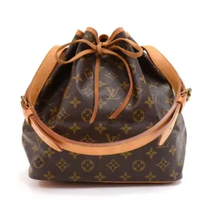 Petit Noe Monogram Canvas Bag