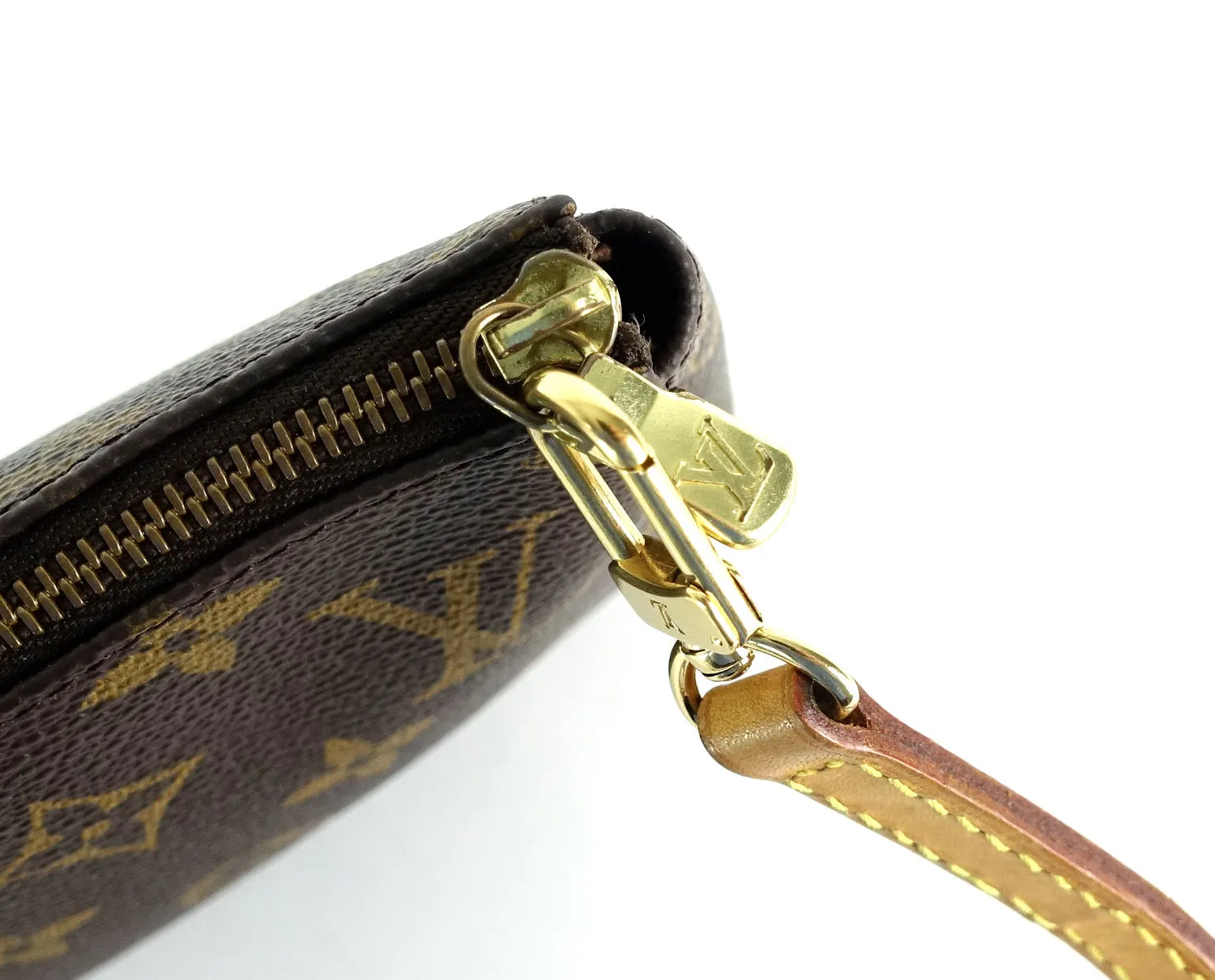 Pochette Accessoires Monogram Canvas Bag with Long Strap