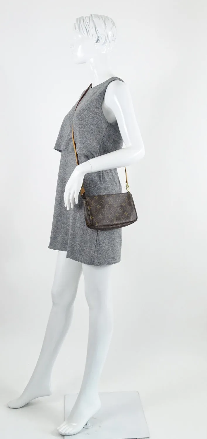 Pochette Accessoires Monogram Canvas Bag with Long Strap