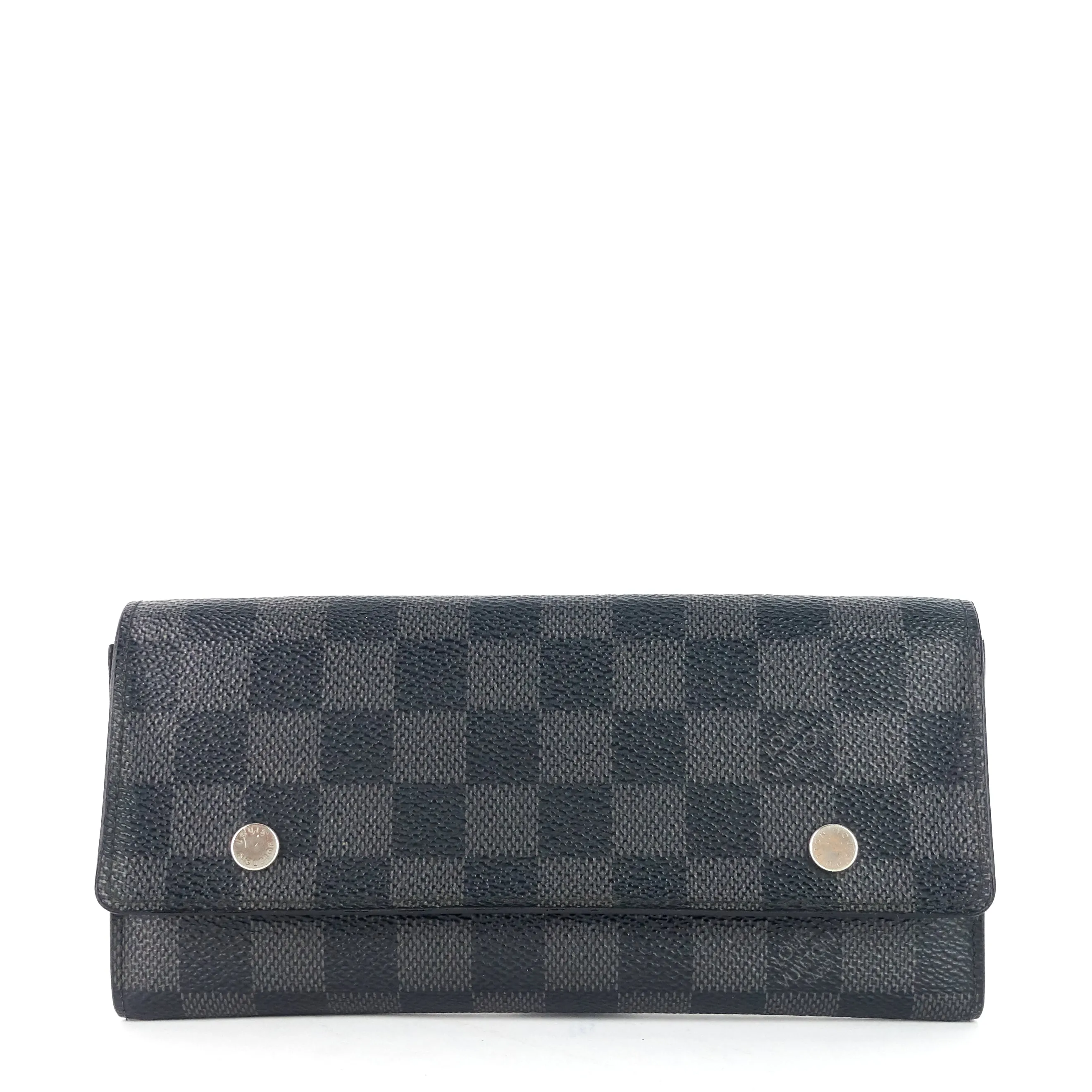 Portefeuille Long Modulable Damier Graphie Canvas Wallet