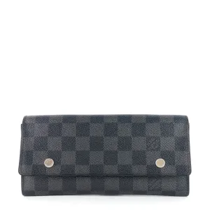 Portefeuille Long Modulable Damier Graphie Canvas Wallet