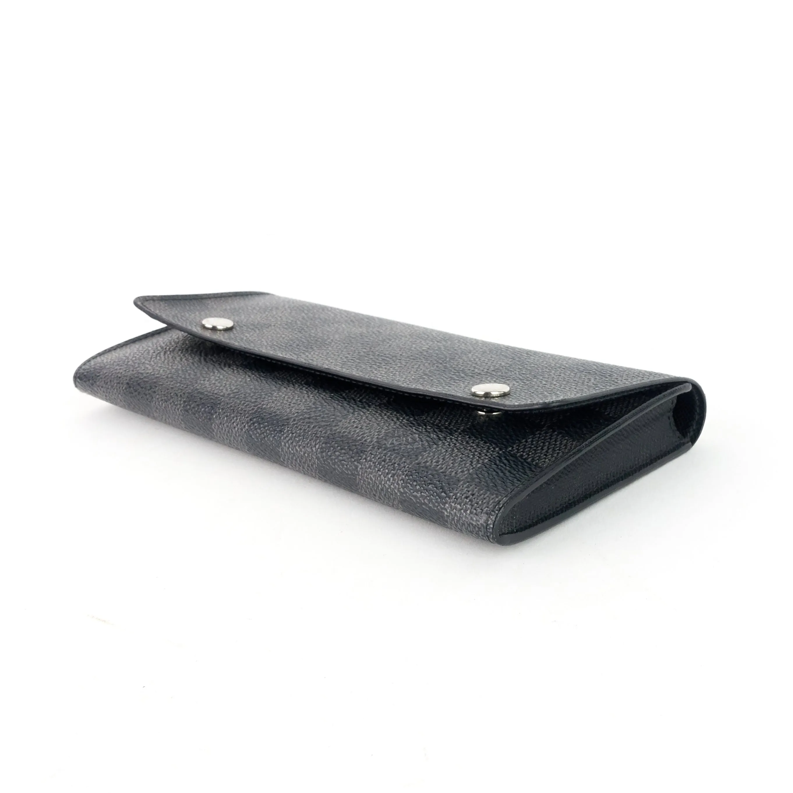 Portefeuille Long Modulable Damier Graphie Canvas Wallet