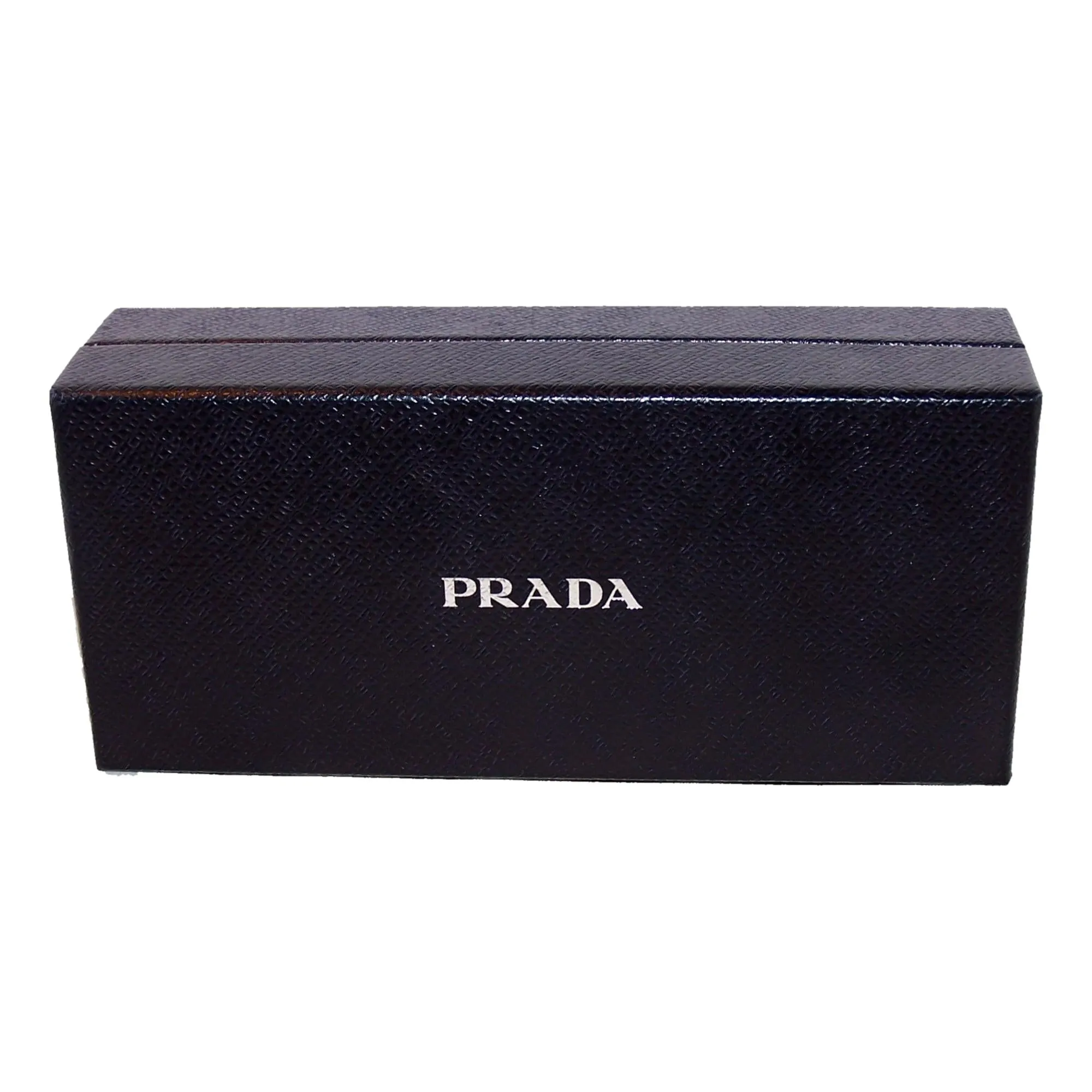 Prada Black Vitello Grain Leather Long Envelope Wallet