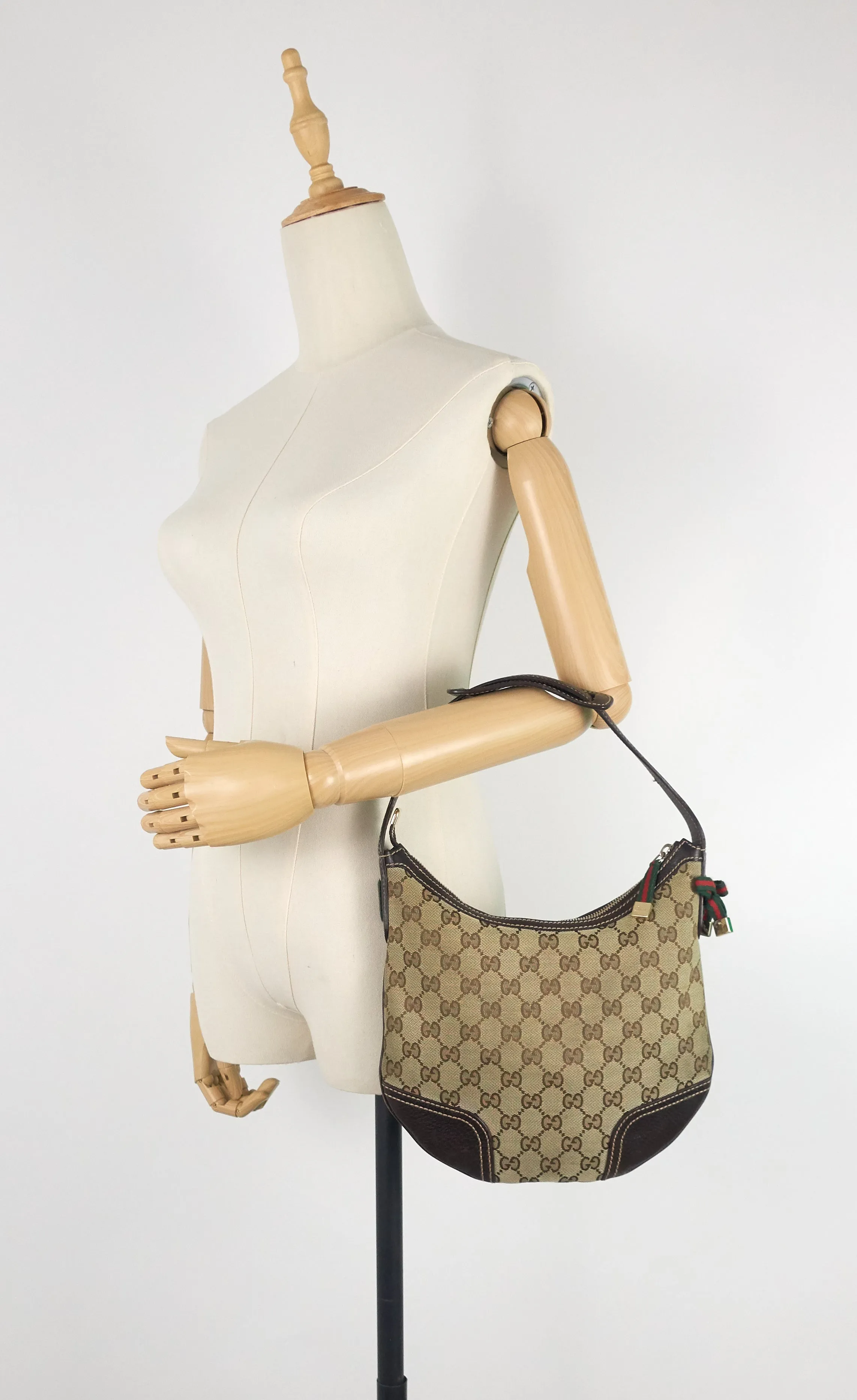 Princy Small GG Canvas Hobo Bag