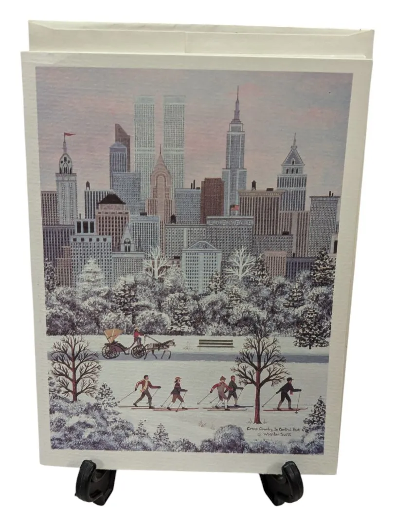 "Cross Country in Central Park" Card