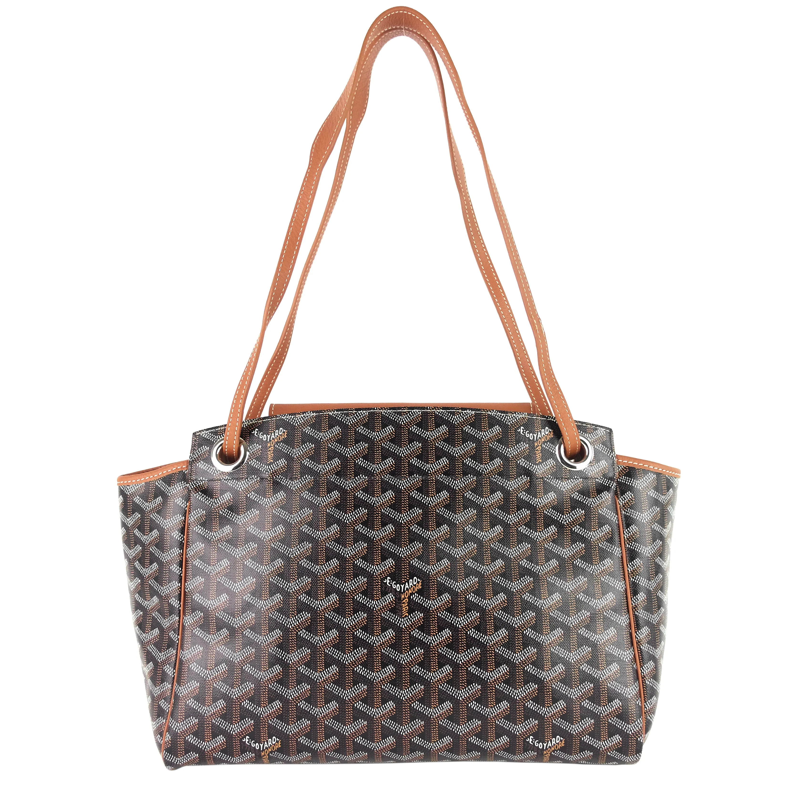 Rouette Goyardine Canvas Soft Tote Bag