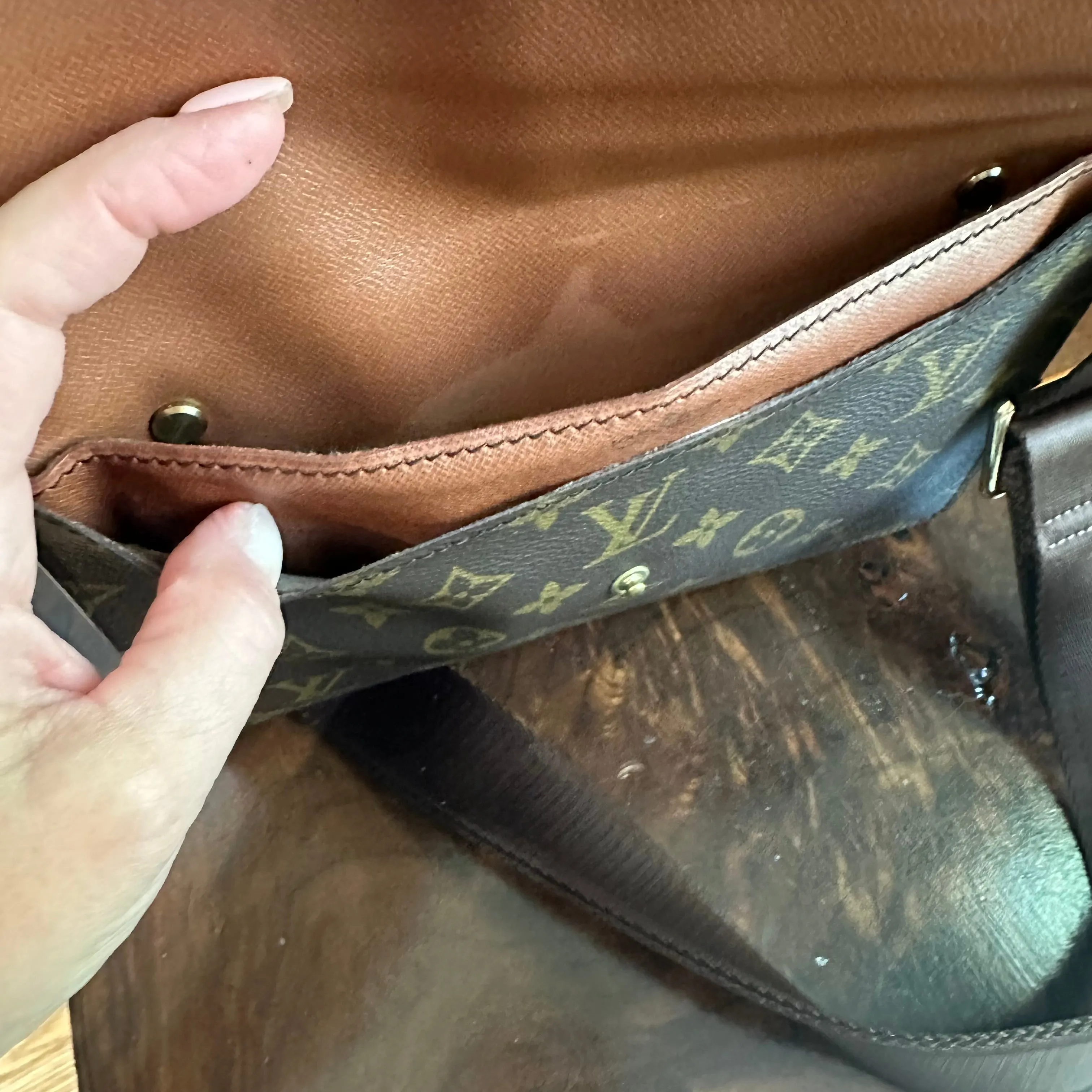 The Pelican Crossbody/Handbag in LV Monogram