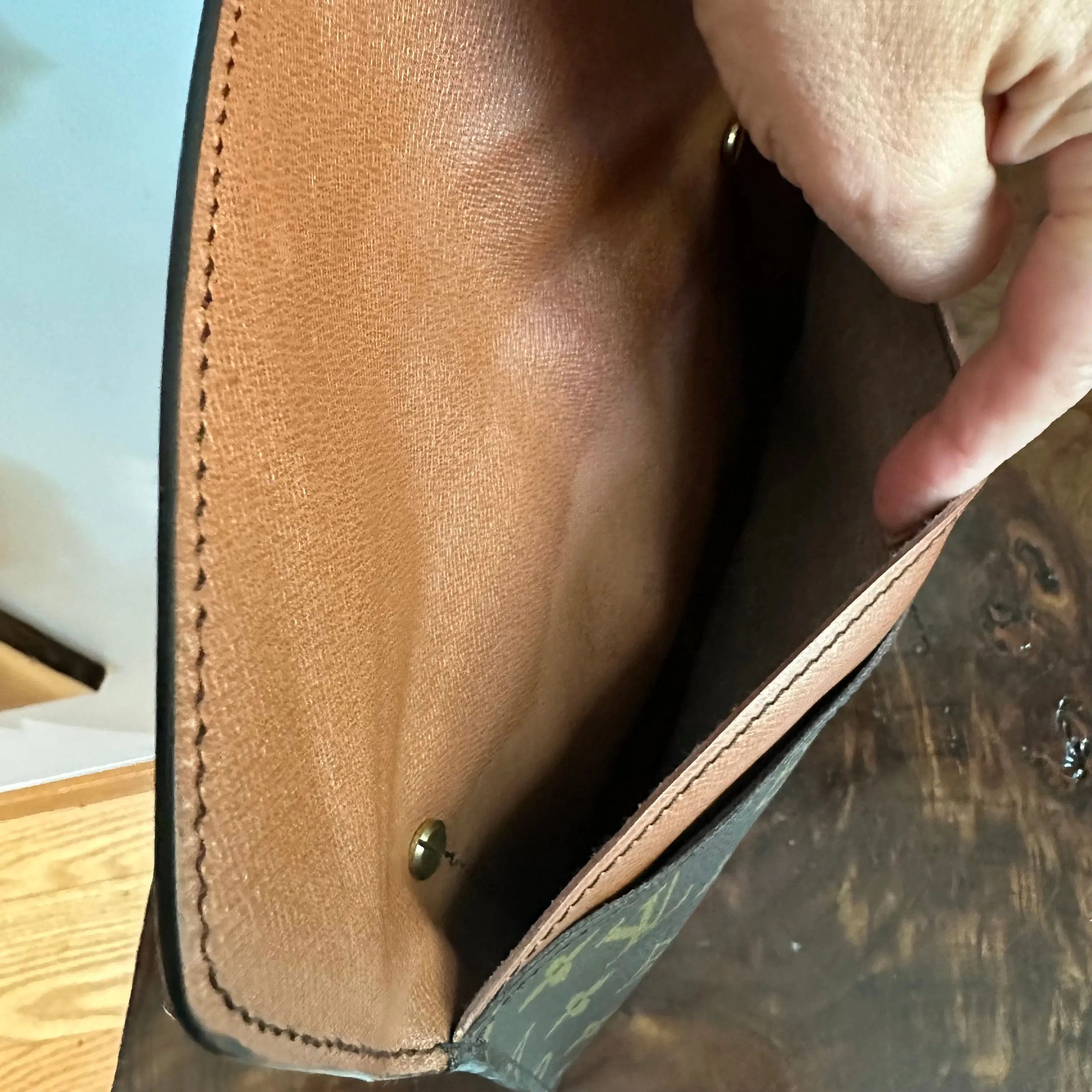 The Pelican Crossbody/Handbag in LV Monogram