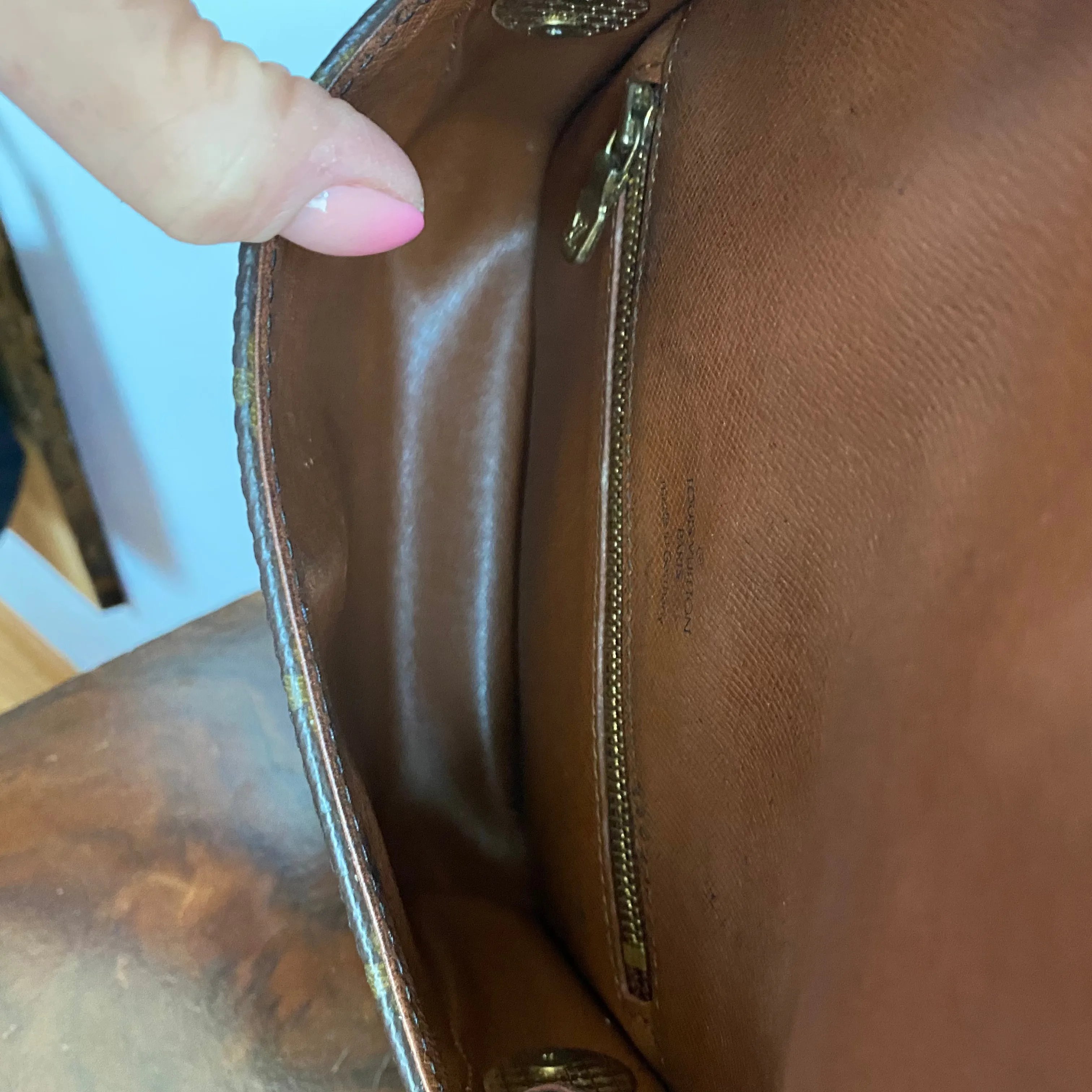 The Swift Crossbody - Vintage Monogram in Dark Brown