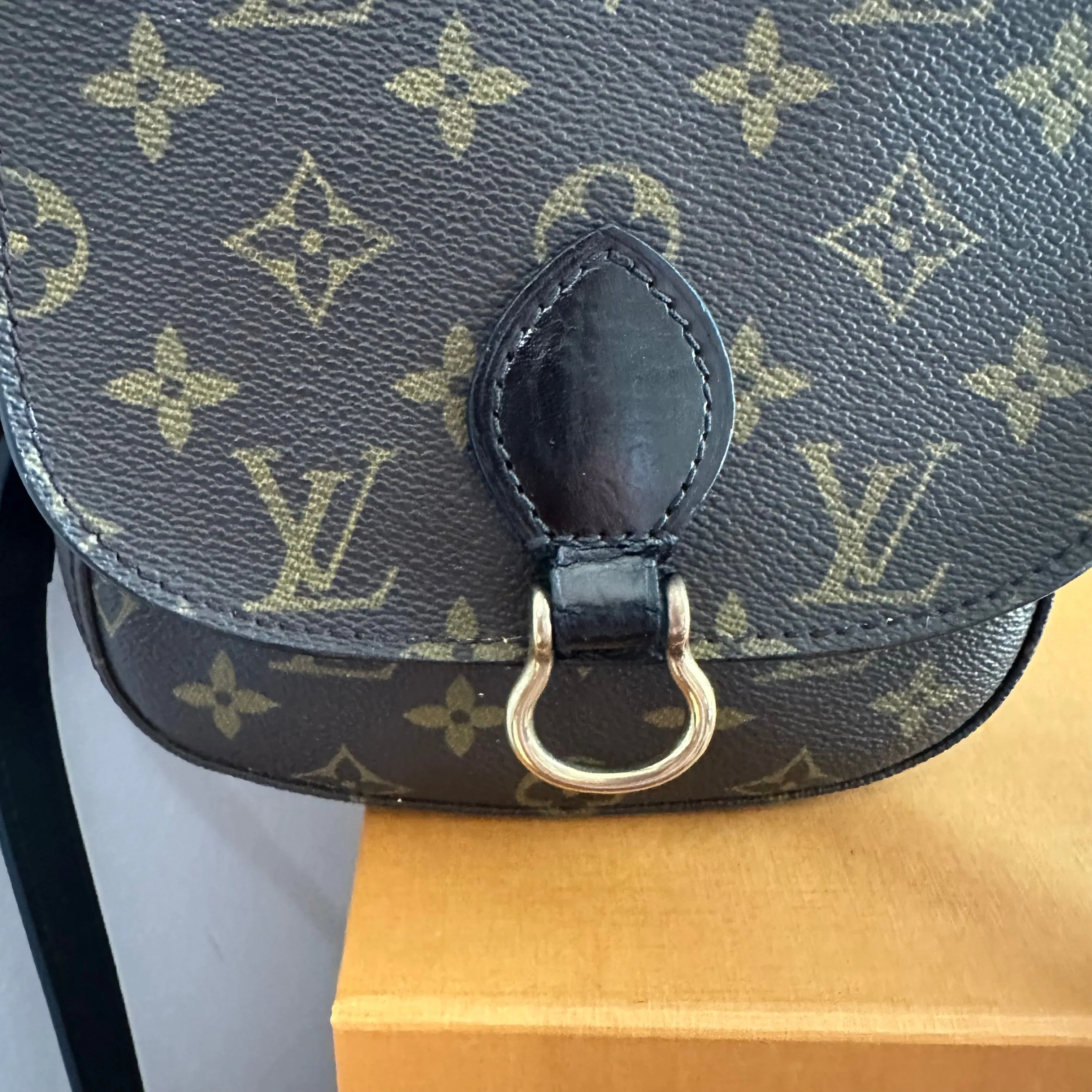 The Swift Crossbody - Vintage Monogram LV in Black