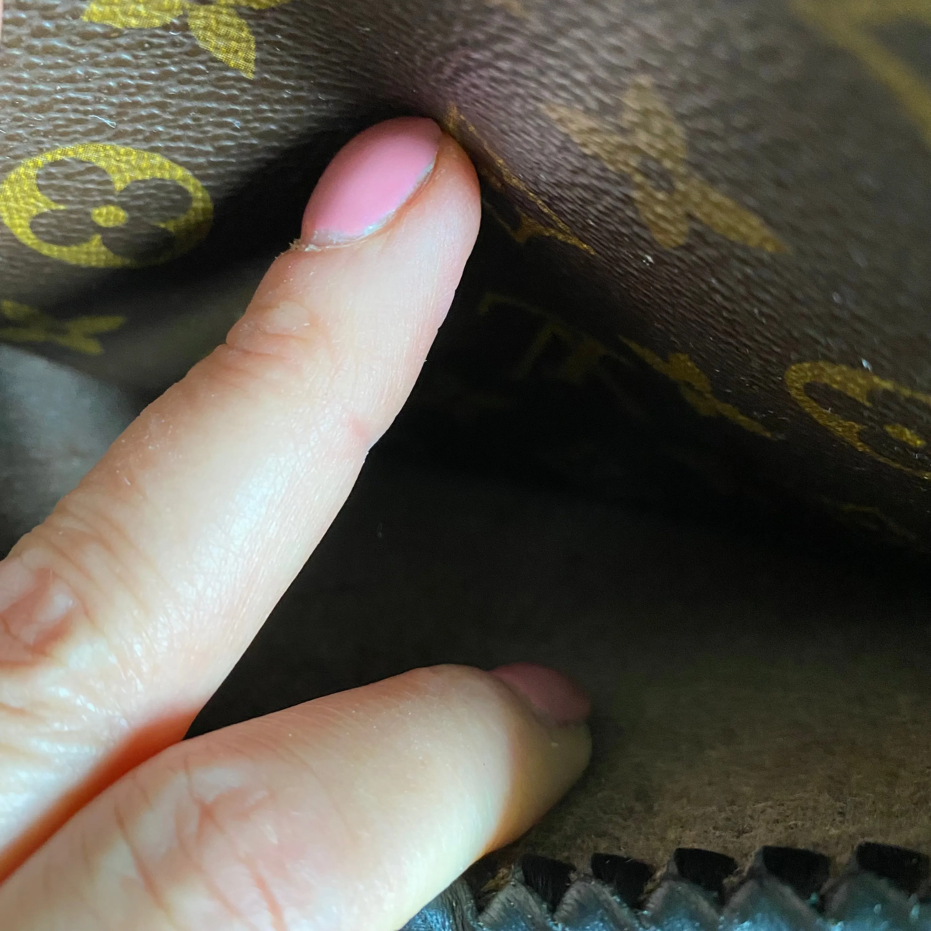 The Swift - Vintage Monogram Black Crossbody (2 straps!)
