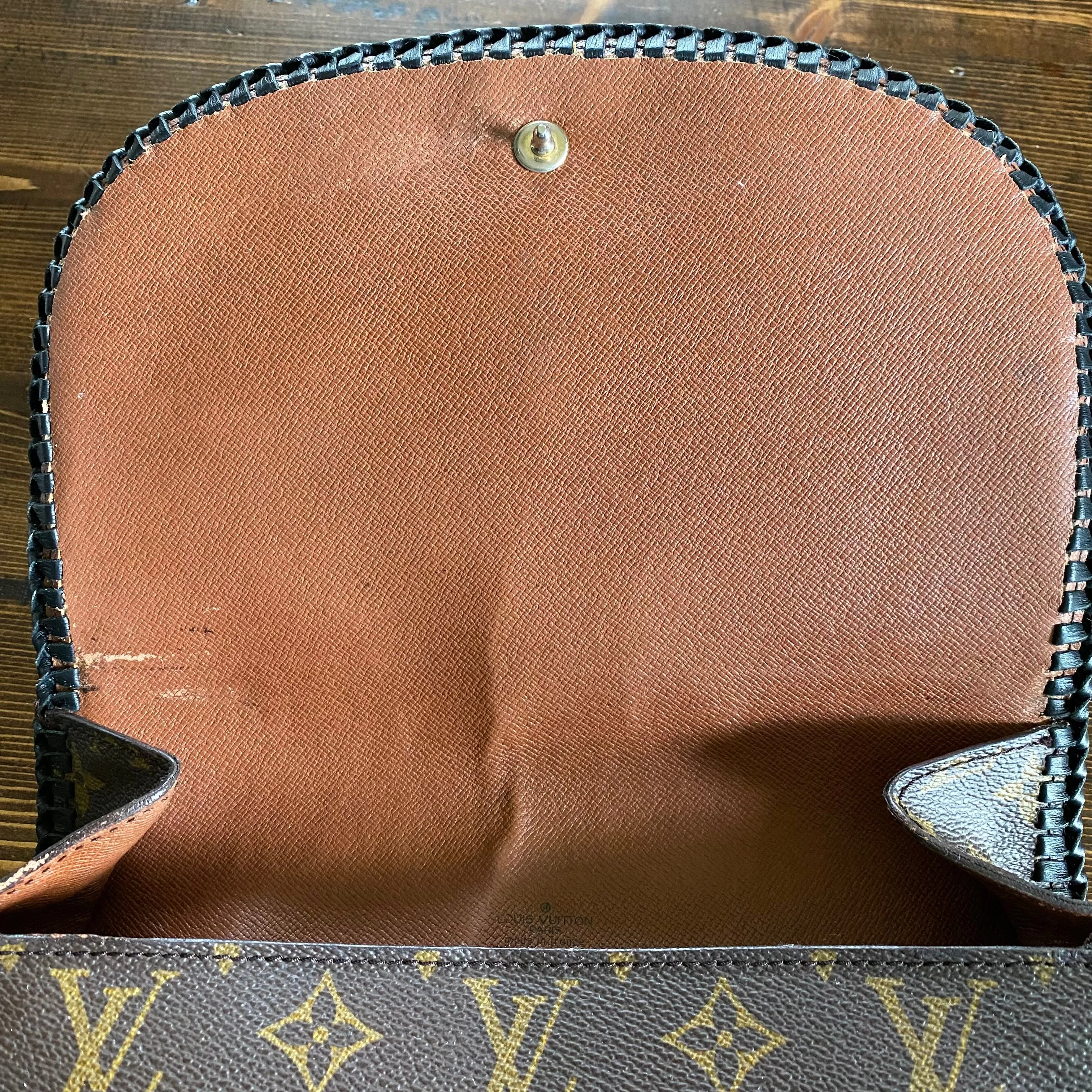 The Swift - Vintage Monogram Black Crossbody (2 straps!)