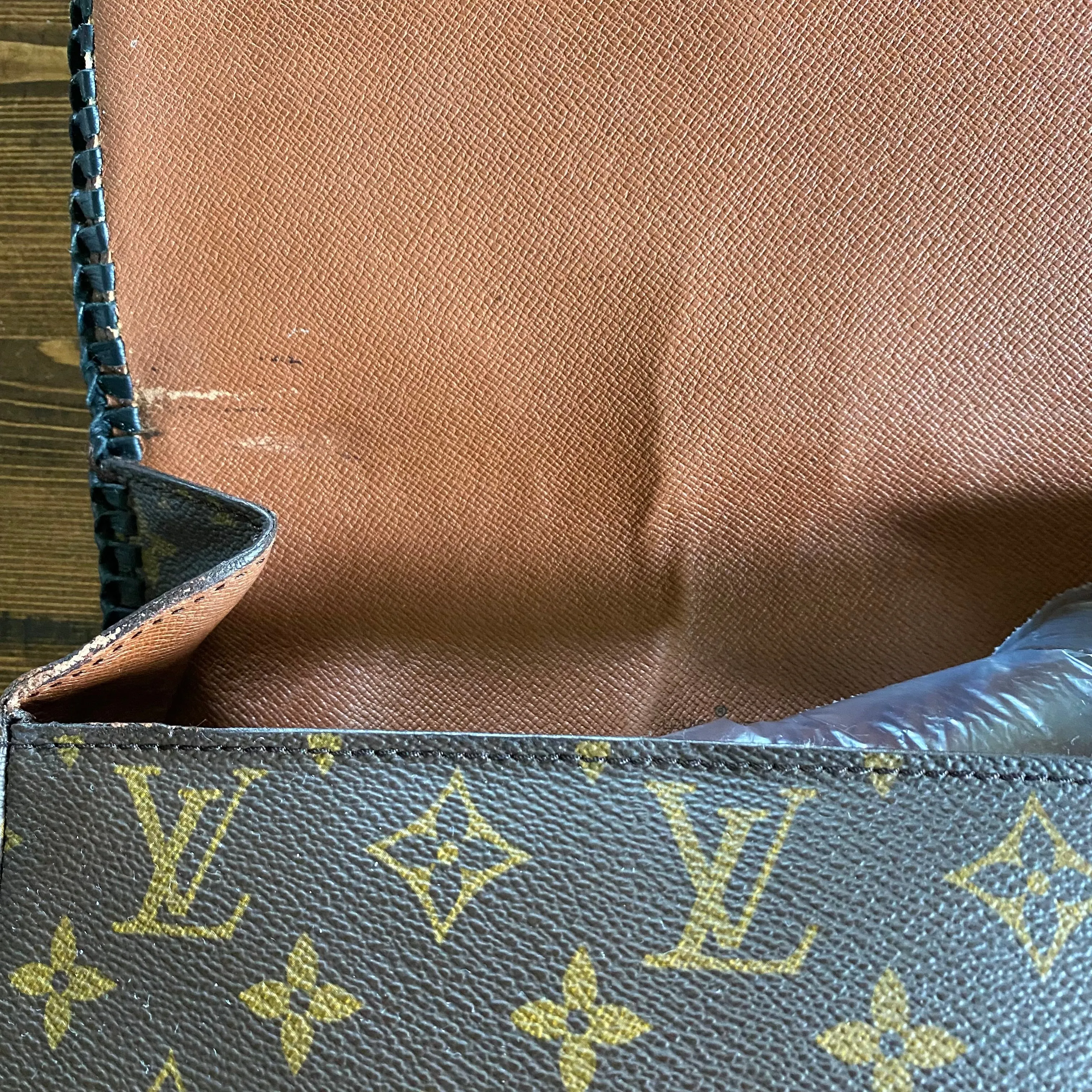 The Swift - Vintage Monogram Black Crossbody (2 straps!)