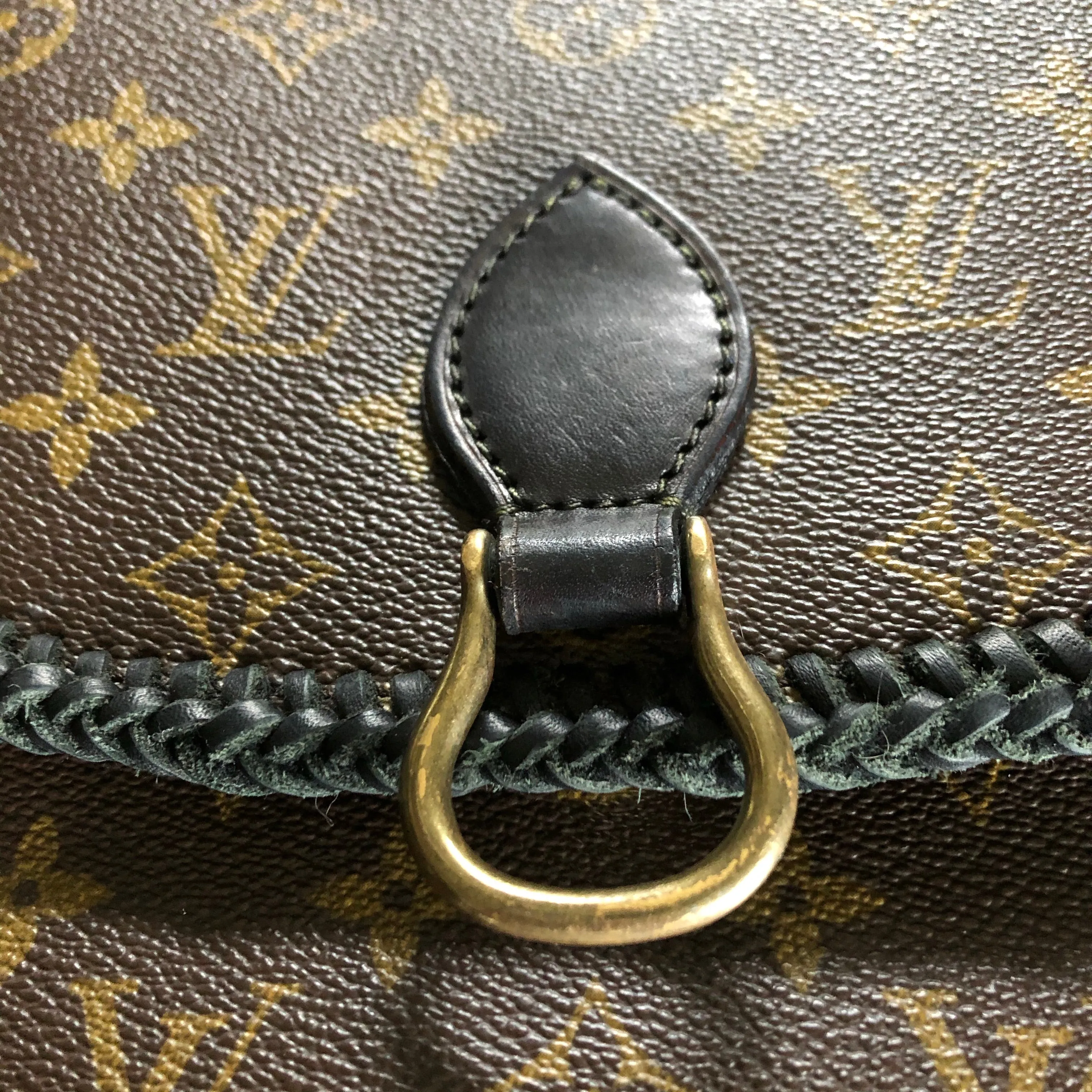 The Swift - Vintage Monogram Black Crossbody